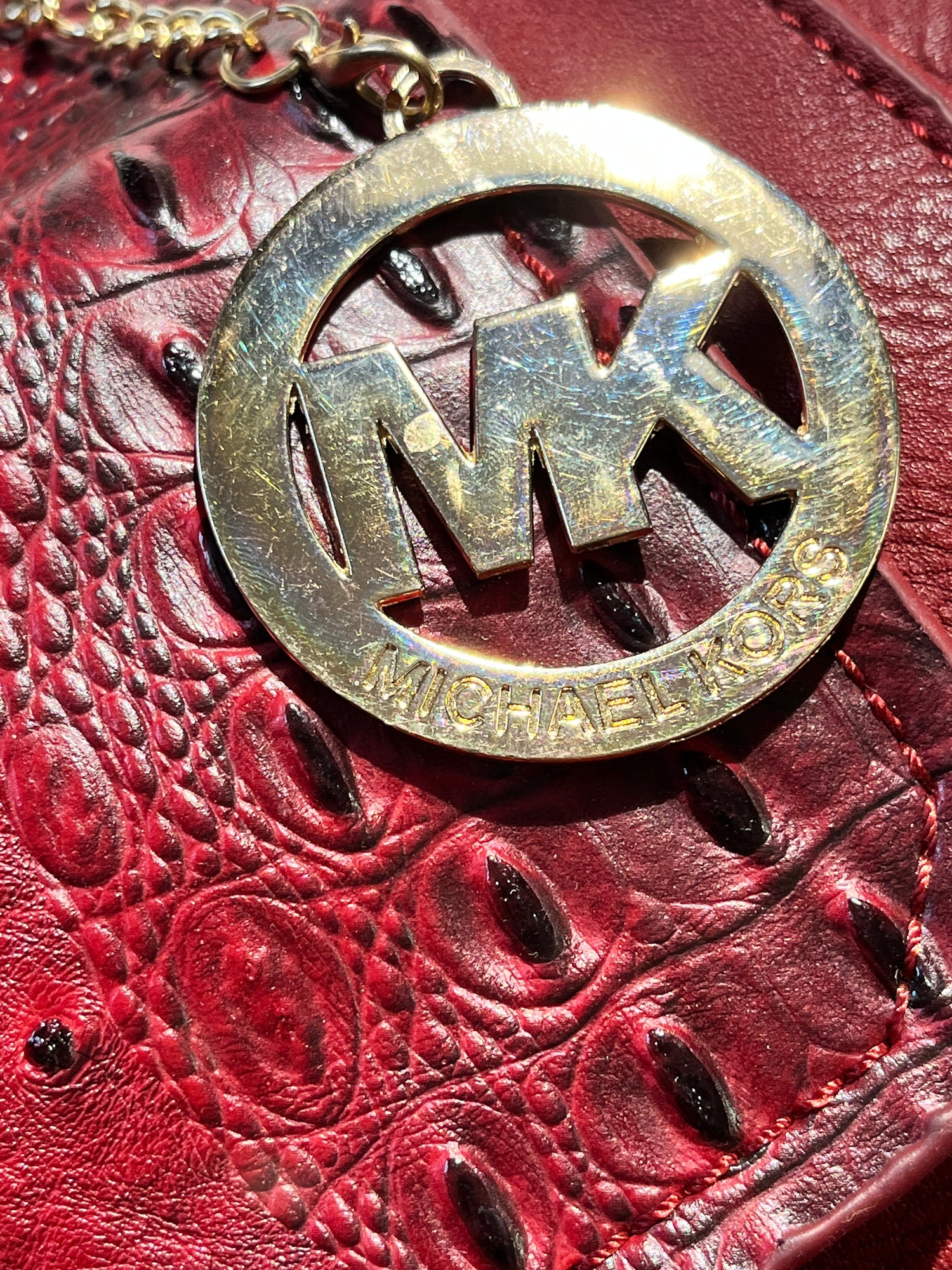 MICHAEL KORS: Michael leather bag - Leather | MICHAEL KORS handbag  30F3G6WS1L online at GIGLIO.COM
